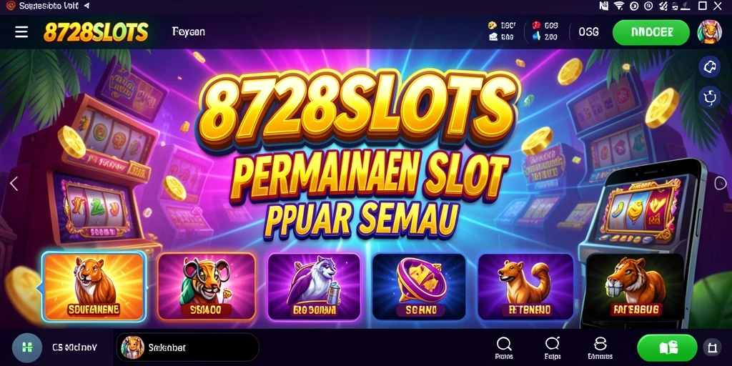 Tampilan menarik dari gameplay <strong>8728SLOTS</strong> yang penuh warna.