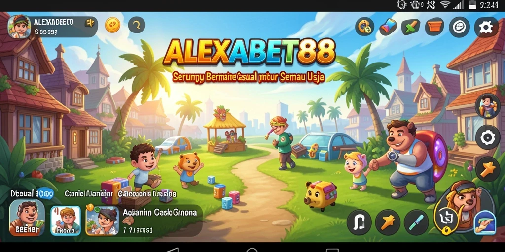 Screenshot gameplay ALEXABET88 yang menunjukkan keseruan bermain.
