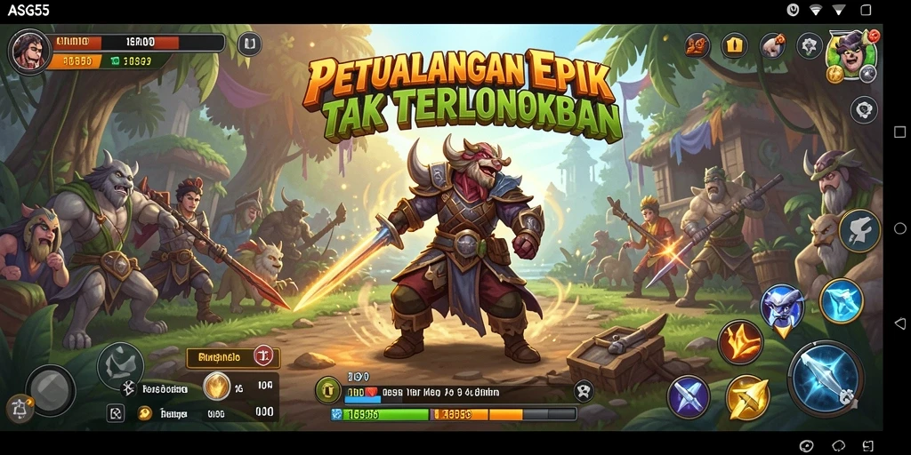 Screenshot gameplay ASG55 menampilkan petualangan seru di dunia yang menakjubkan.