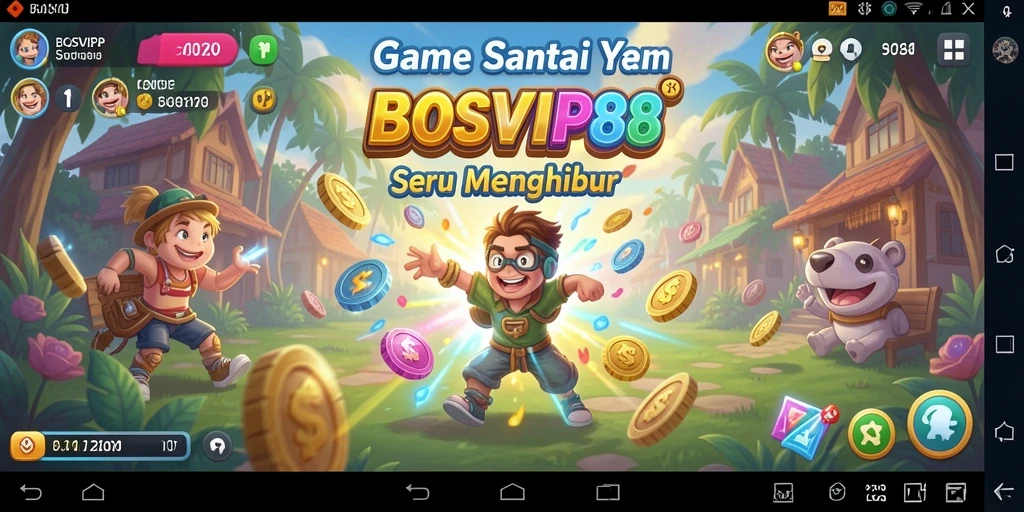 Screenshot menunjukkan gameplay seru BOSVIP88 yang mengasyikkan.