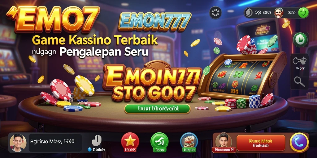 Screenshot EMON777 menampilkan aksi seru dalam permainan Kasino.