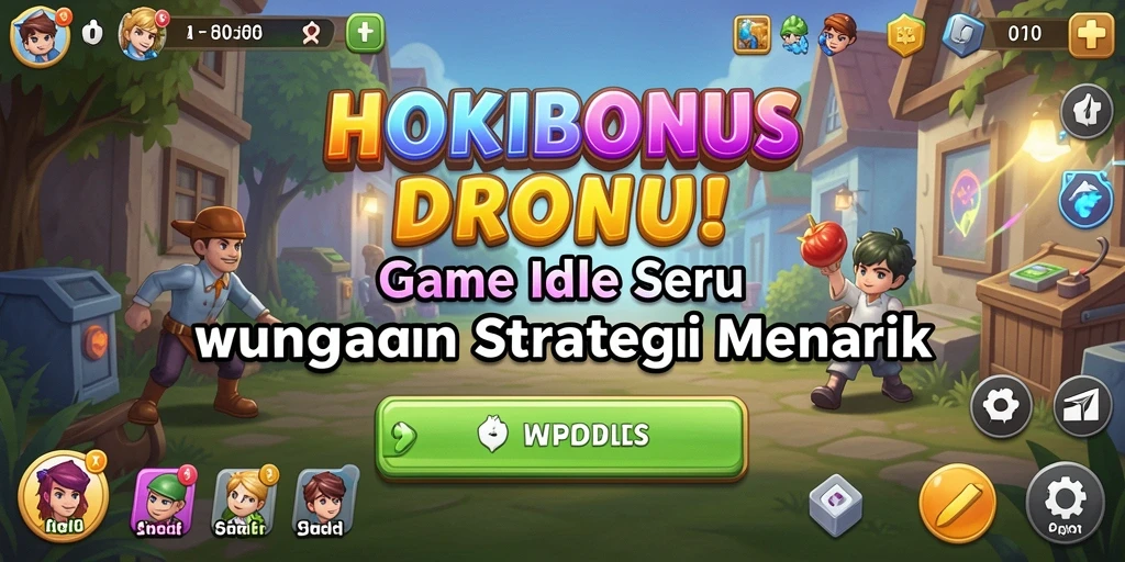 Tampilan gameplay HOKIBONUS yang menarik dengan elemen Idle.
