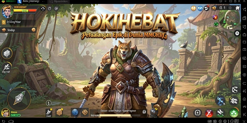 Gameplay HOKIHEBAT yang mendebarkan dan penuh aksi.