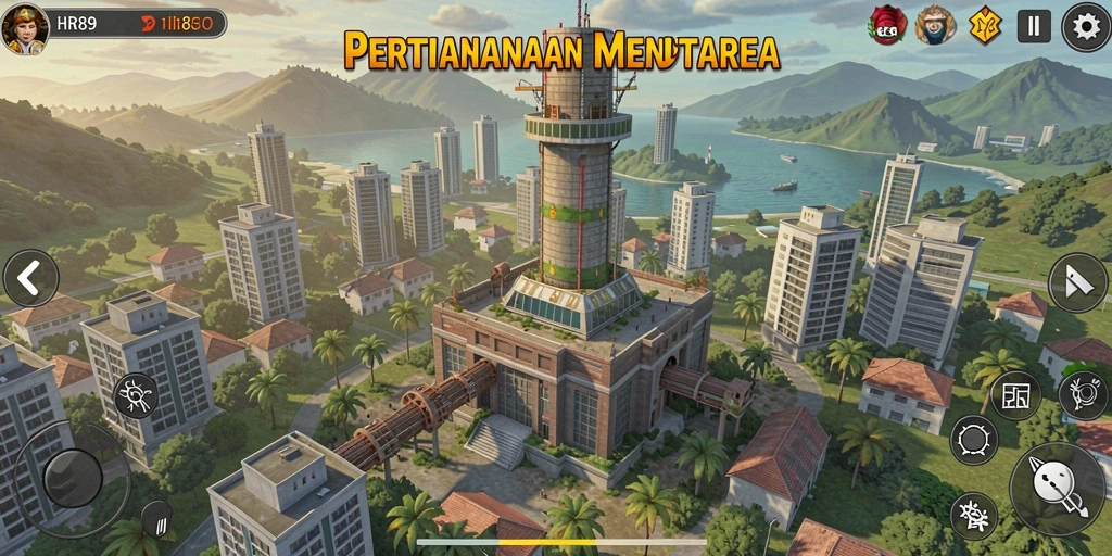 Screenshot menampilkan aksi seru di HR89 dengan grafik menarik.
