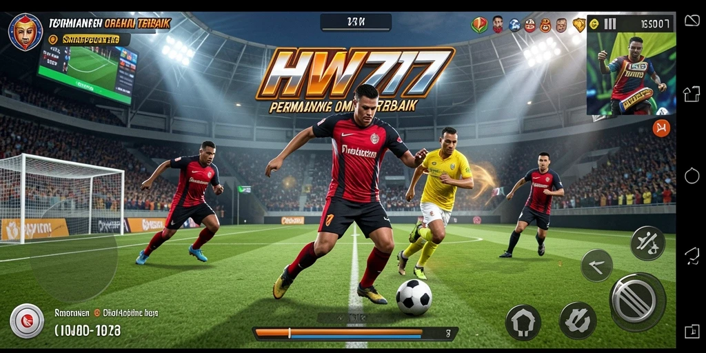 Tampilan menarik dari gameplay HW777 yang penuh aksi olahraga.