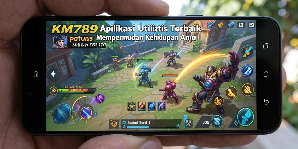 Screenshot KM789 menampilkan antarmuka pengguna yang intuitif dan fitur-fitur utama.