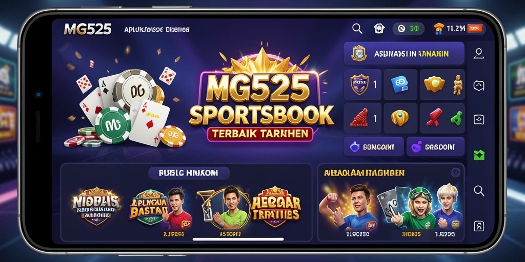 Tampilan menarik dari gameplay taruhan Sportsbook di MG525.