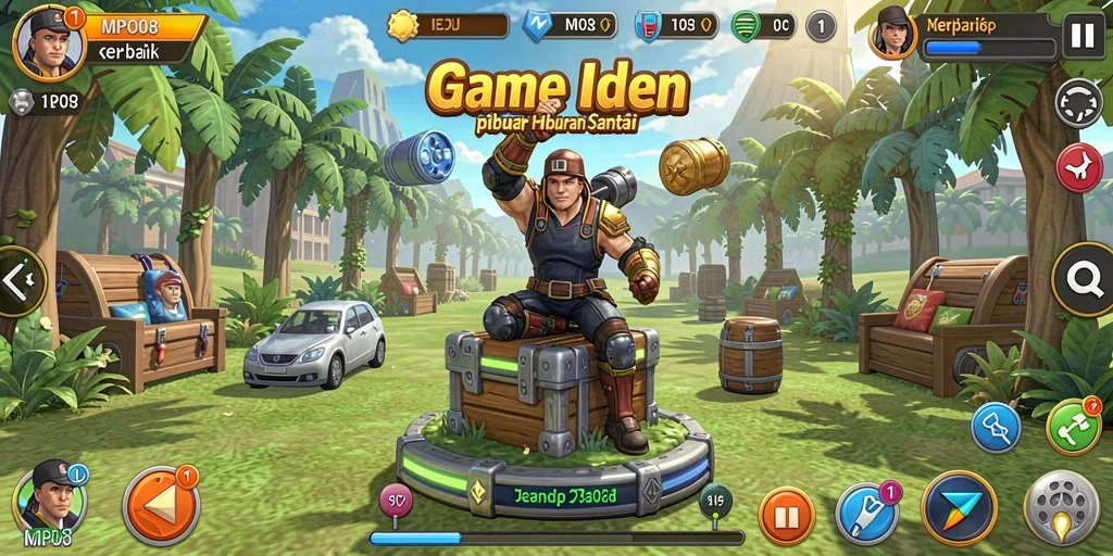 Tangkapan layar MPO08 menampilkan gameplay menyenangkan dengan karakter unik dan strategi menarik.