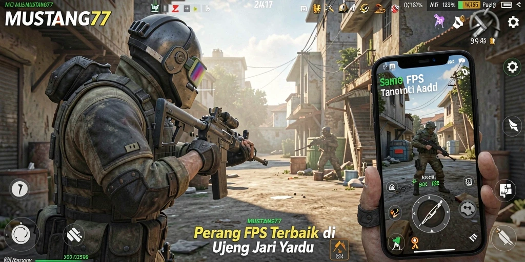 Tangkapan layar menunjukkan aksi penuh ketegangan dari gameplay <strong>MUSTANG77</strong>.