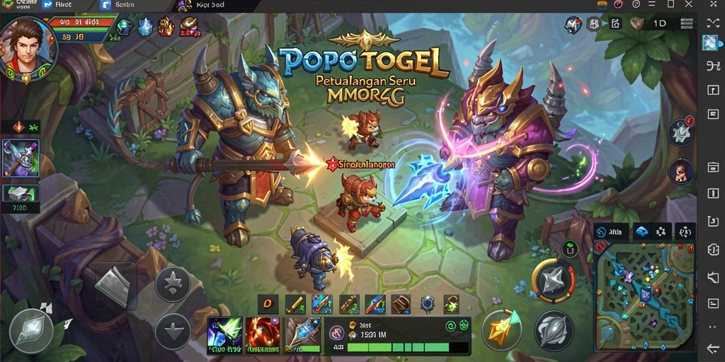 Screenshot gameplay <strong>POPOTOGEL</strong> menampilkan aksi seru dalam petualangan MMORPG.