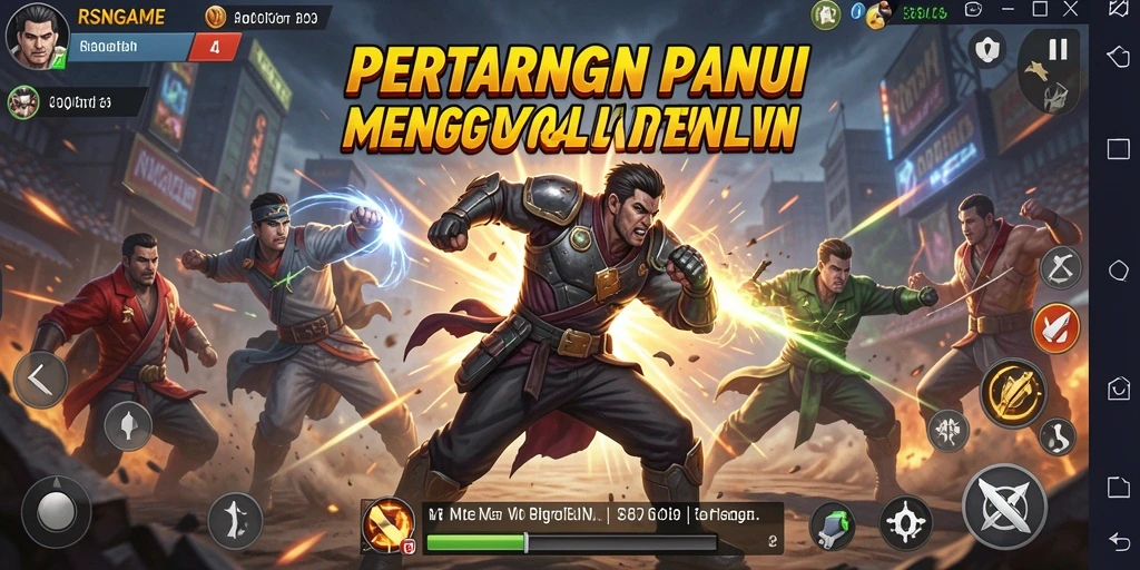 Tampilan aksi seru di gameplay RSNGAME yang mengasyikkan.