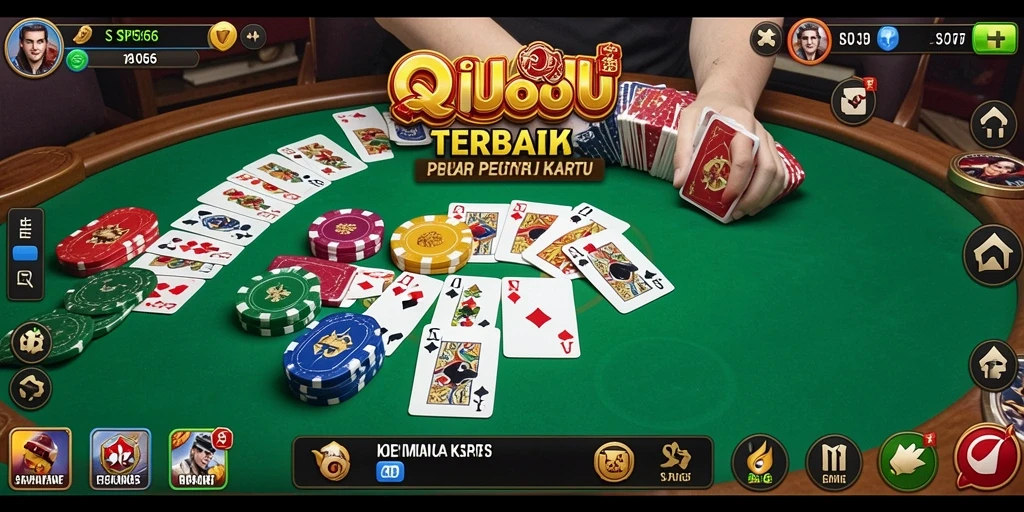 Tampilan permainan QiuQiu yang menarik dan seru.
