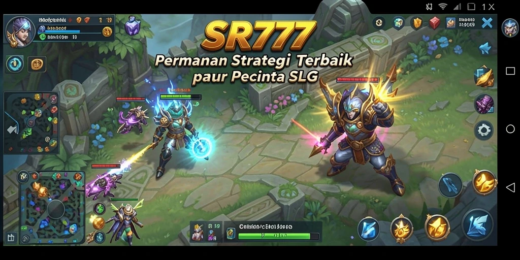 Tampilan gameplay SR777 yang memukau dalam pertarungan strategi.