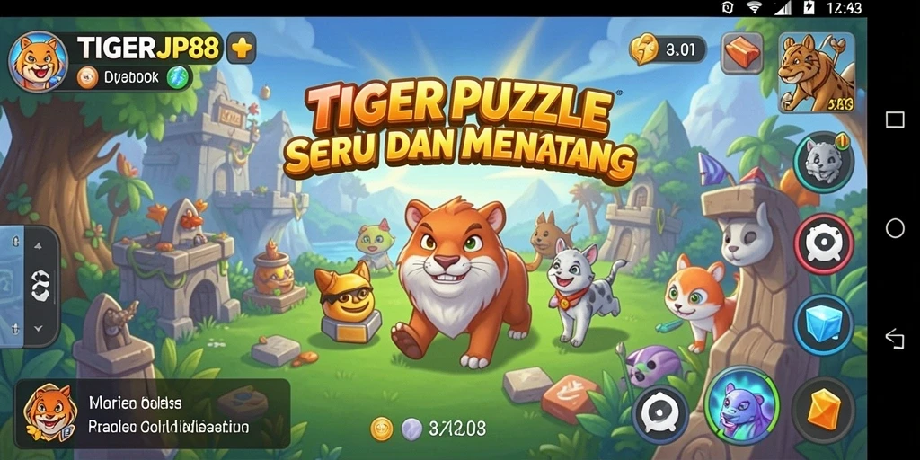Tampilan gameplay yang menarik dan menantang dari TIGERJP88.