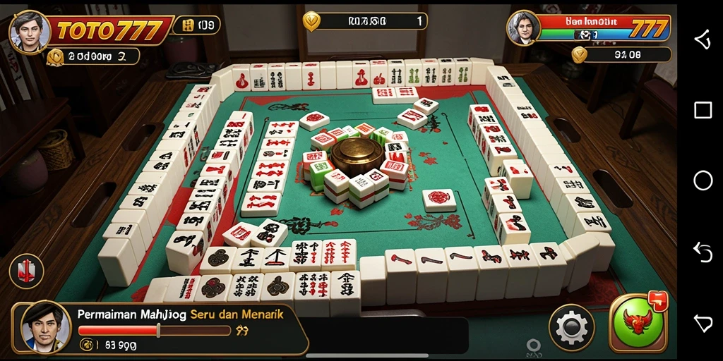 Tampilan gameplay TOTO777 yang menarik dalam permainan Mahjong.